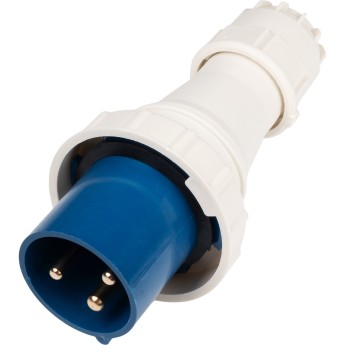 Вилка переносная JAZZWAY PRO 5072398 PPC 033 2Р+РЕ 63А 220В IP67