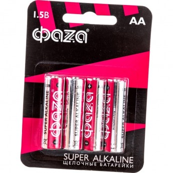 Алкалиновые элементы питания JAZZWAY ФАZА LR 6 Super Alkaline BL-4 Алкалиновые элементы питания JAZZWAY ФАZА LR 6 Super Alkaline BL-4