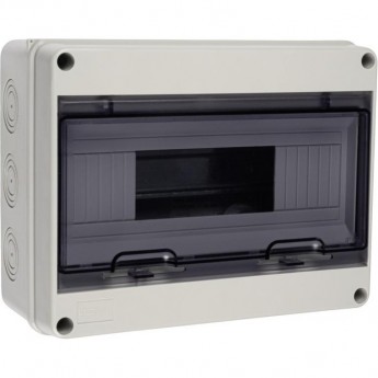 Бокс модульный JAZZWAY PRO 5072084 PDB/W 4012 GR (ЩРН-ПГ-12) IP65 пластик накладной
