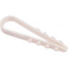 Дюбель-хомут JAZZWAY PCD-R 05-10-45-100WH для круглого кабеля PA6.6 белый (уп.100шт) 5054783