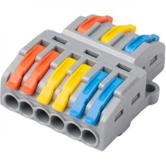 Клемма монтажная JAZZWAY СМК PTC-3P 4236 BL/2 450В 32А 0.08-2.5(4.0)кв.мм 5073807