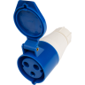 Розетка переносная JAZZWAY PRO PPC 223 32А 3п 2P+PE 220В IP44 5072510