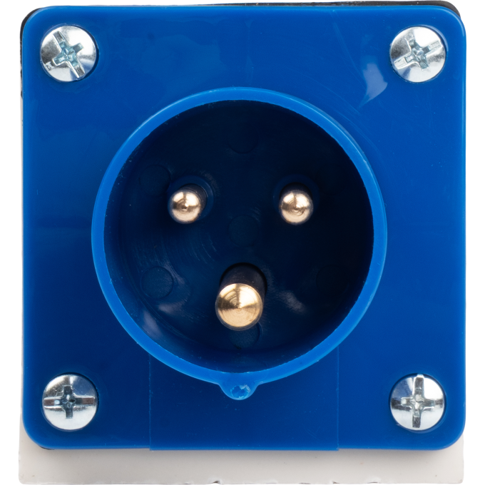 Вилка стационарная JAZZWAY PRO для наружной установки PPC 513 2Р+РЕ 16А 220В IP44 5072817