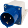 Вилка стационарная JAZZWAY PRO для наружной установки PPC 523 2Р+РЕ 32А 220В IP44 5072879