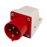 Вилка стационарная JAZZWAY PRO для наружной установки PPC 524 3Р+РЕ 32А 380В IP44 5072893